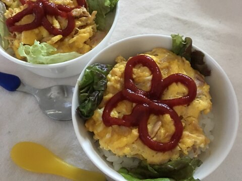子供喜ぶ ツナたまレタス添えケチャップごはん レシピ 作り方 By Kuuuma 楽天レシピ 子供喜ぶ ツナたまレタス添えケチャップごはん レシピ 作り方 By Kuuuma 楽天レシピ